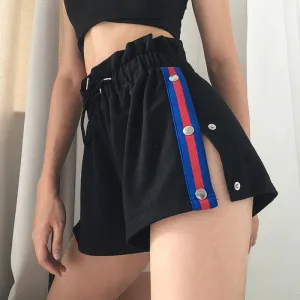 “SNAP BUTTON & HEMMING” SHORTS W041902