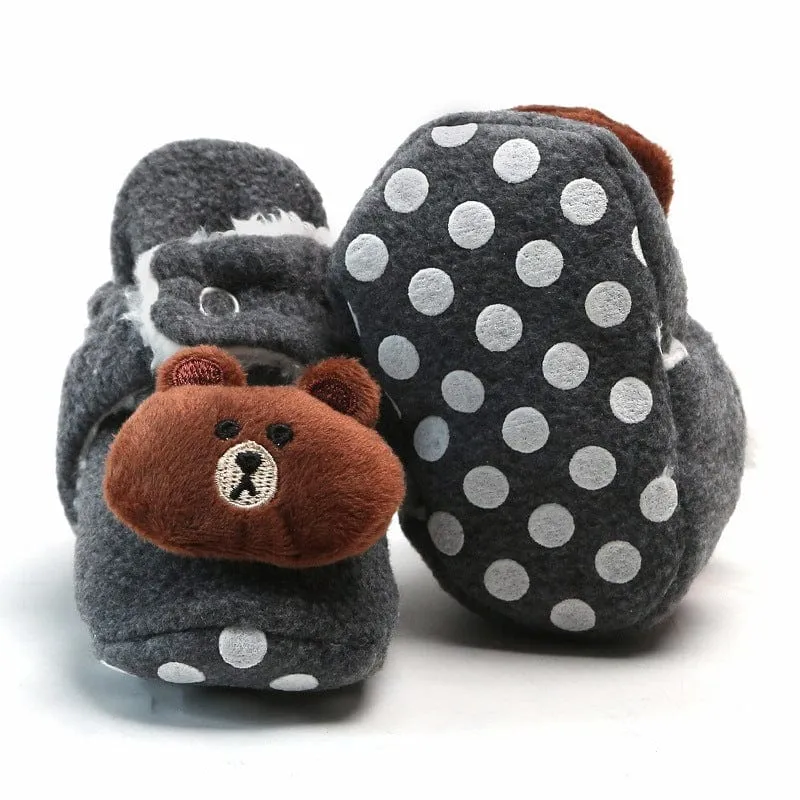 Snow Fun Baby Booties