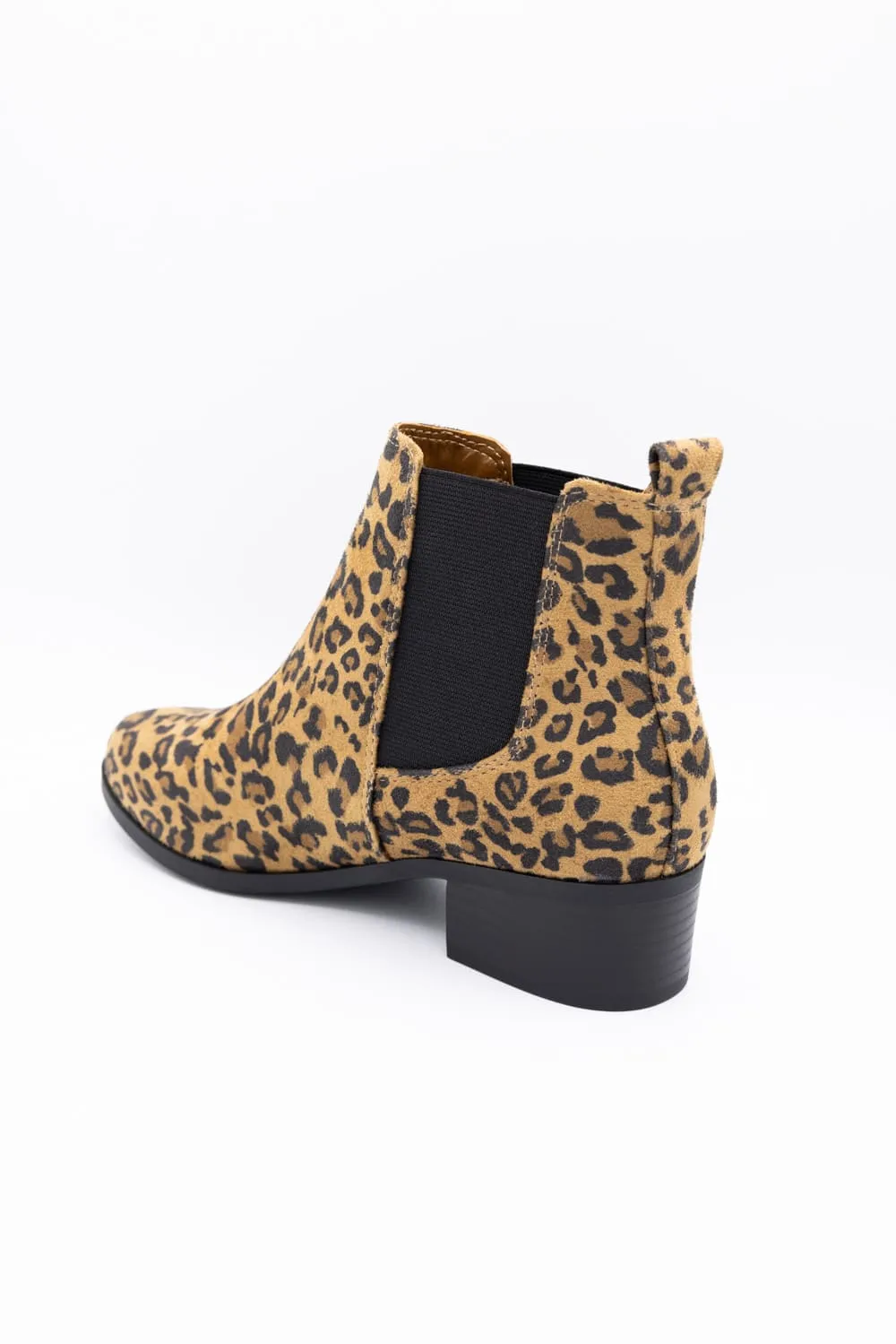 Soda Teapot Booties for Women in Leopard | TEAPOT-S LEOPARD