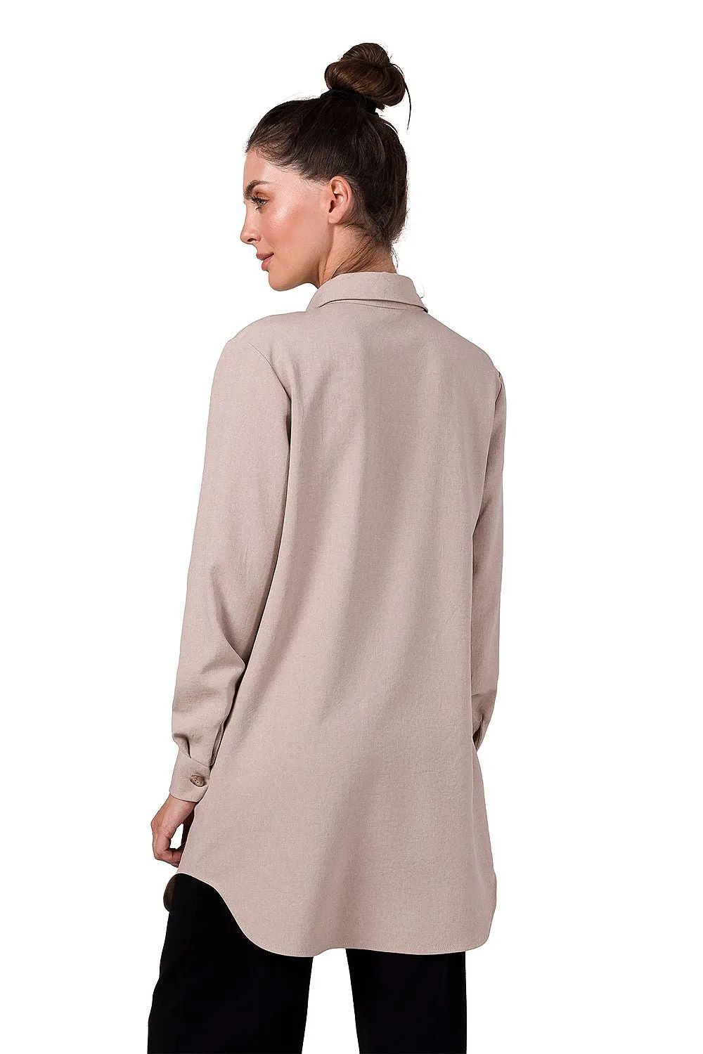Sophisticated Pleated Tunic Top