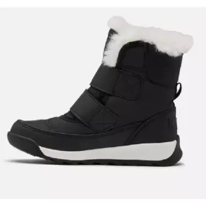 Sorel Whitney II Strap Faux Fur Black Puffer Boots Size 10