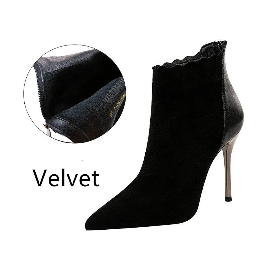 Sparkling Pixie Dust Black Dressy Heels