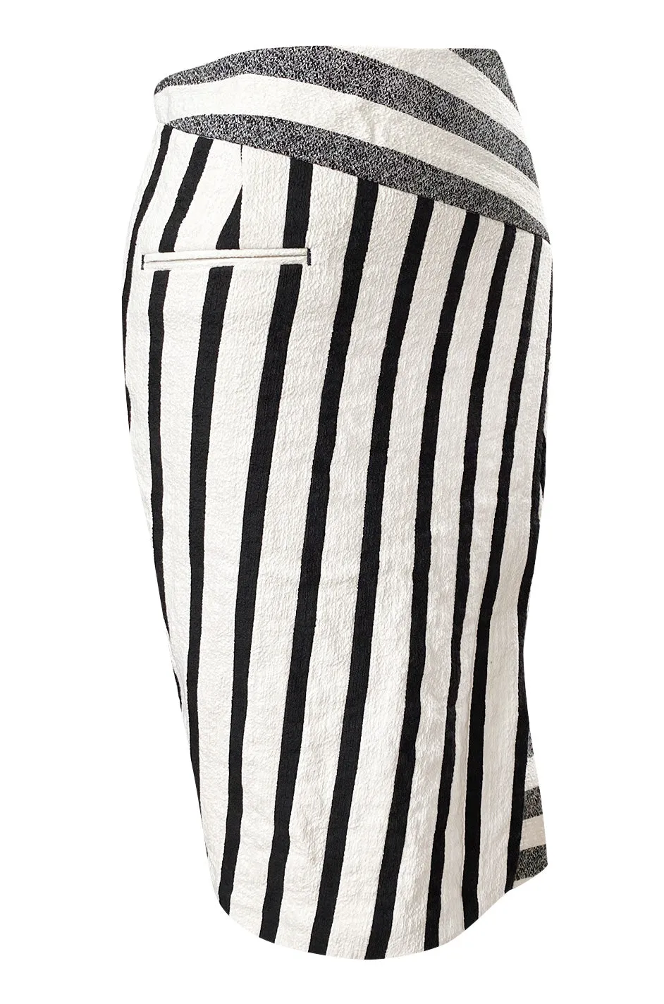 Spring 2015 Altuzarra 'Arcadia' Runway Graphic Striped Skirt