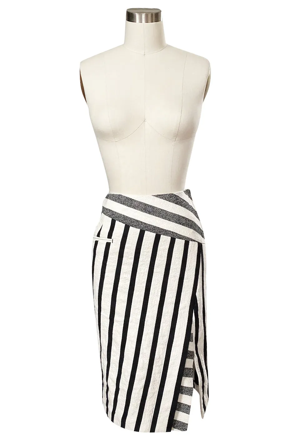 Spring 2015 Altuzarra 'Arcadia' Runway Graphic Striped Skirt