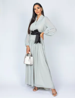 SS20 LAILA DROP WAIST CHIFFON DRESS