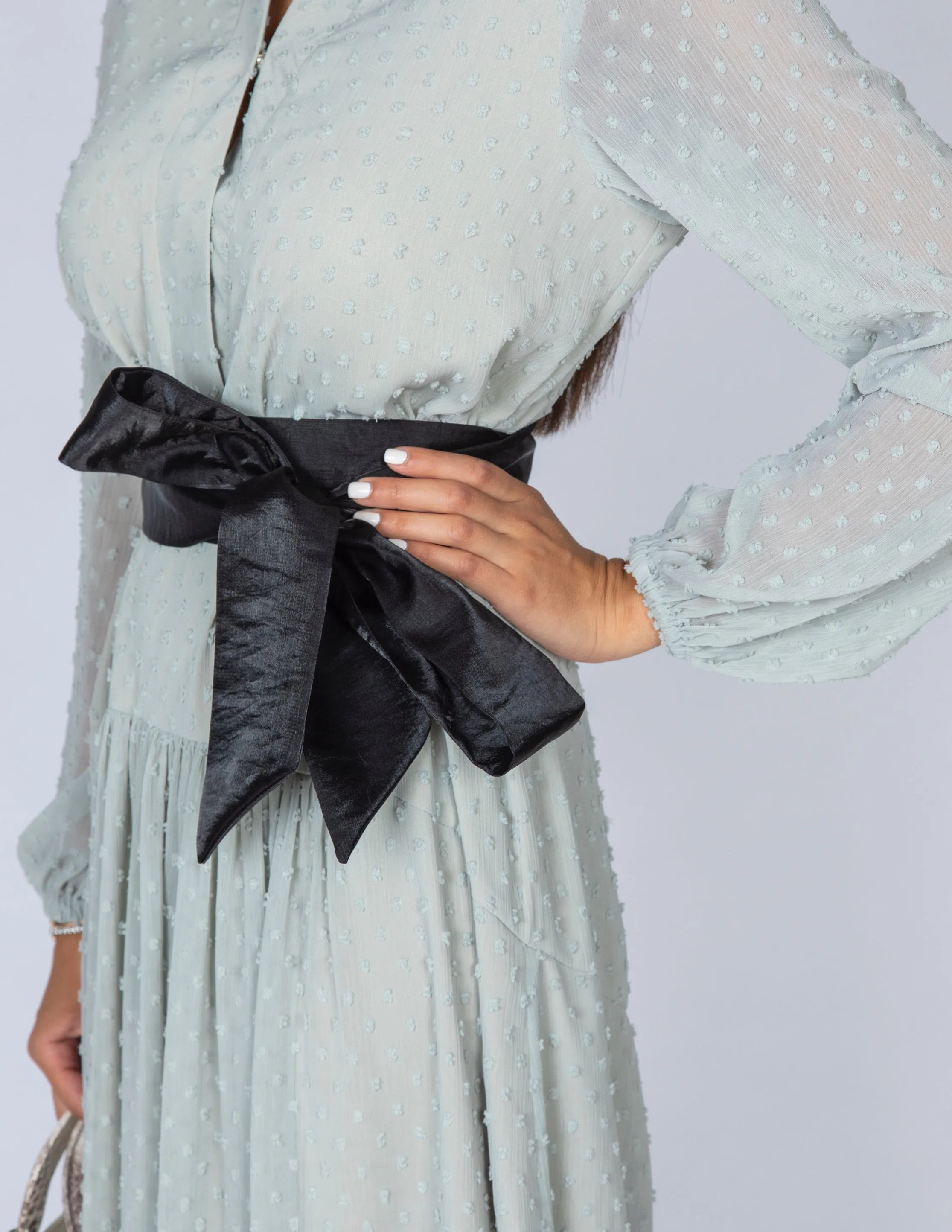 SS20 LAILA DROP WAIST CHIFFON DRESS