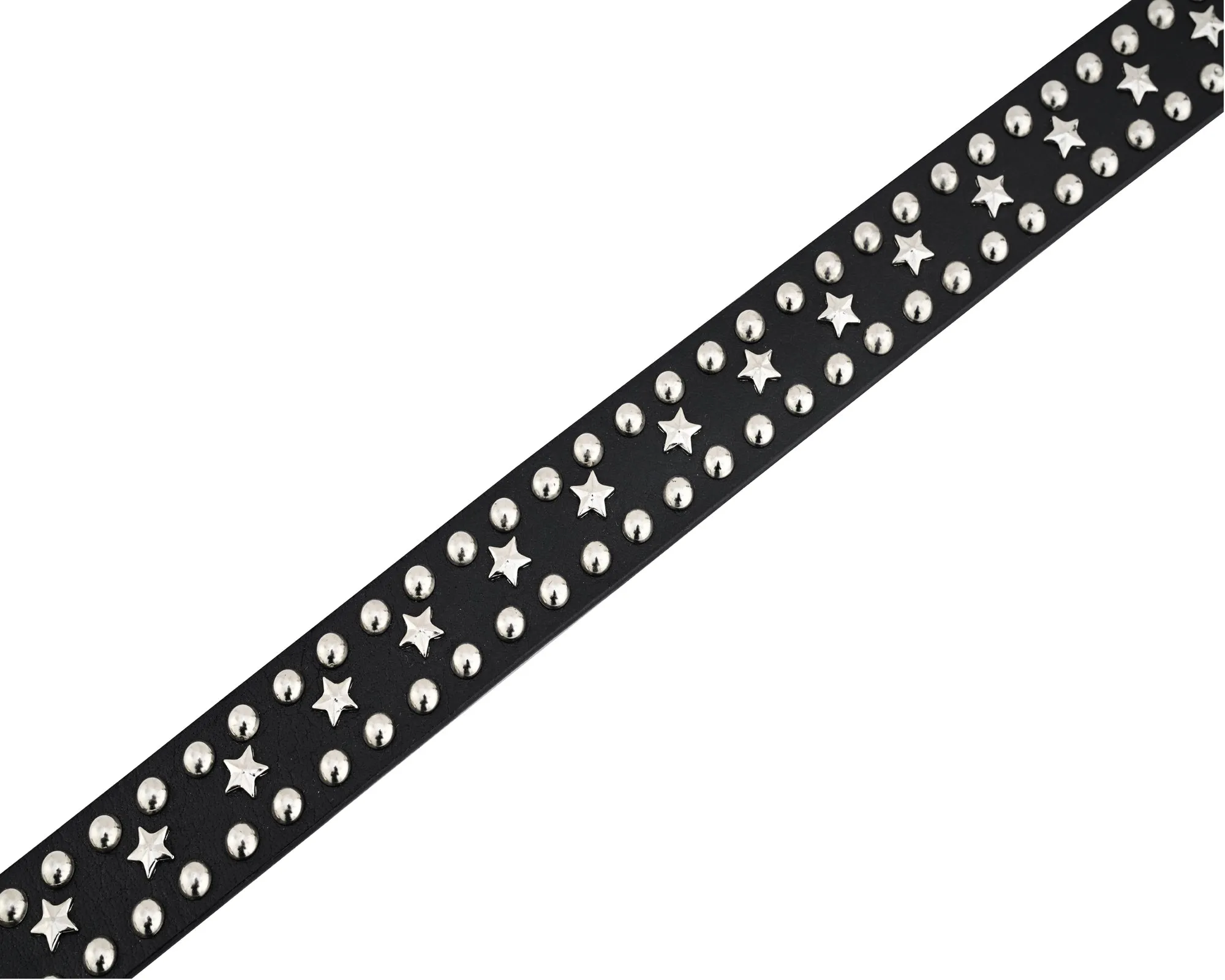 Stars Studded Genuine Leather Belt Punk Rock Gothic Style