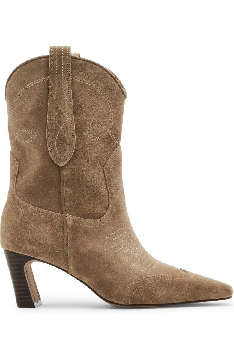 Steve Madden Josefine Suede Western Booties
