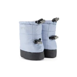 Stonz - Baby Puffer Booties - Haze Blue