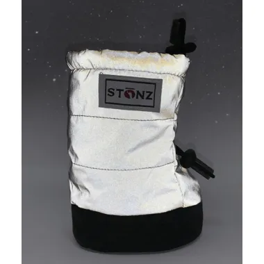 Stonz - Baby Puffer Booties - Reflective Silver