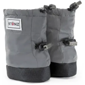 Stonz - Baby Puffer Booties - Reflective Silver