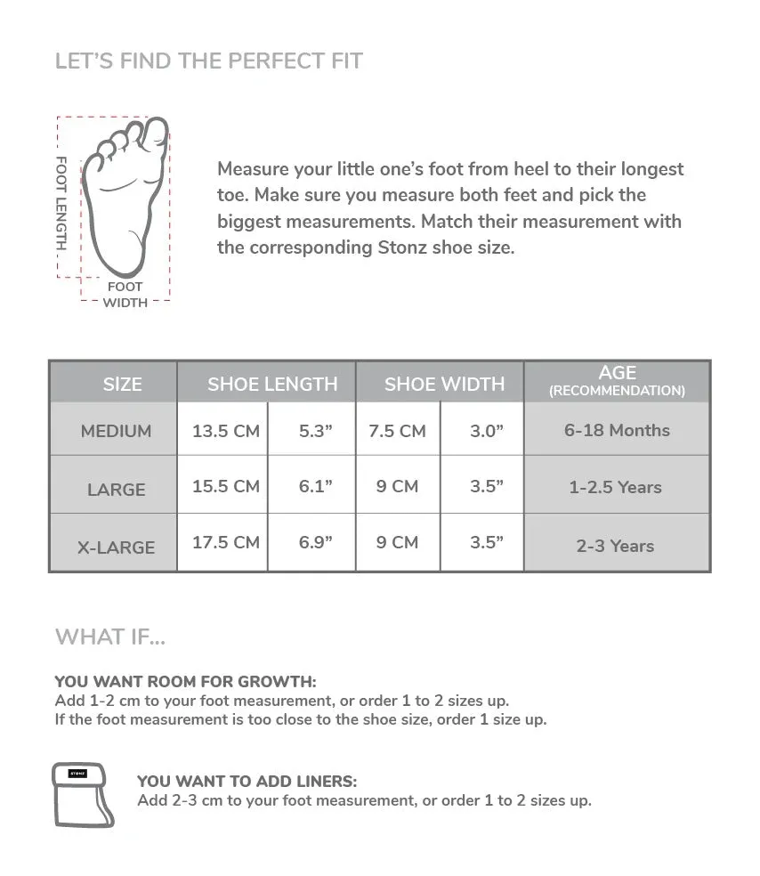 Stonz Toddler Booties | Heather Grey