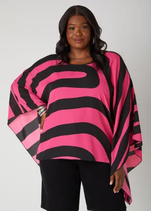 Striped Cold Shoulder Tunic
