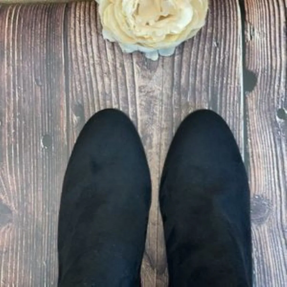 Style & Co Black Wileyy Ankle Booties 7.5