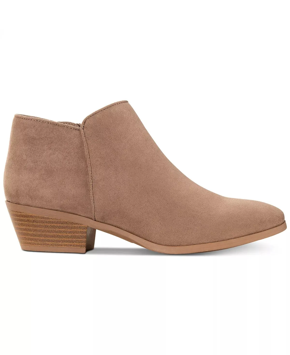 Style & Co Wileyy Ankle Booties Women s Shoes taupe micro Size 10.5M