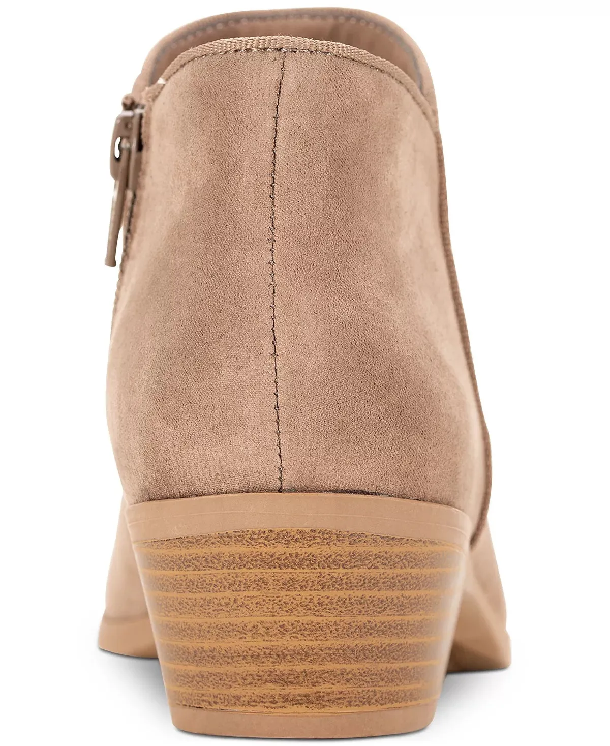 Style & Co Wileyy Ankle Booties Women s Shoes taupe micro Size 10.5M