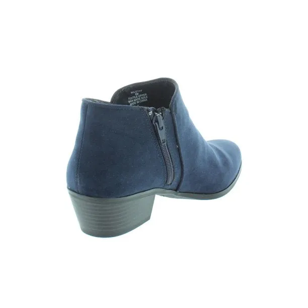 Style Co Wileyy Ankle Booties Navy 7.5 W