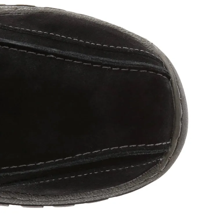 TAKANI Women's Black Flats Winter Ankle Boots