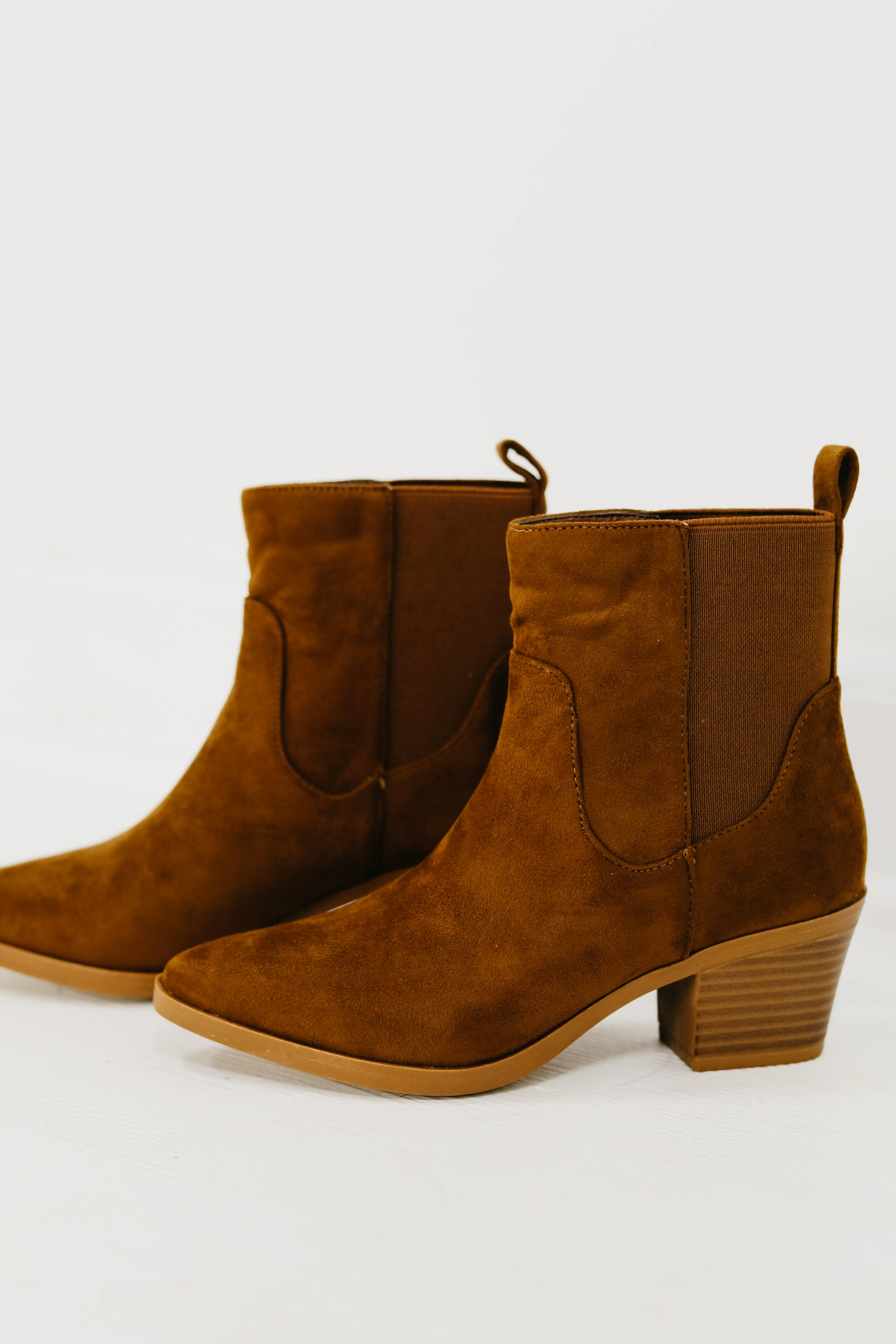 The Rayden Booties - Tan Suede - FINAL SALE