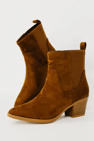 The Rayden Booties - Tan Suede - FINAL SALE