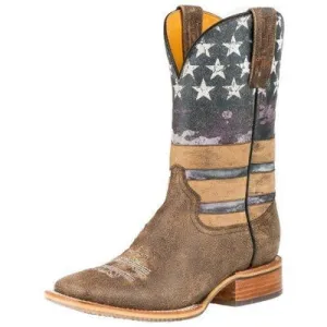 Tin Haul Western Boots Womens American Woman Multi 14-021-0007-1219 MU