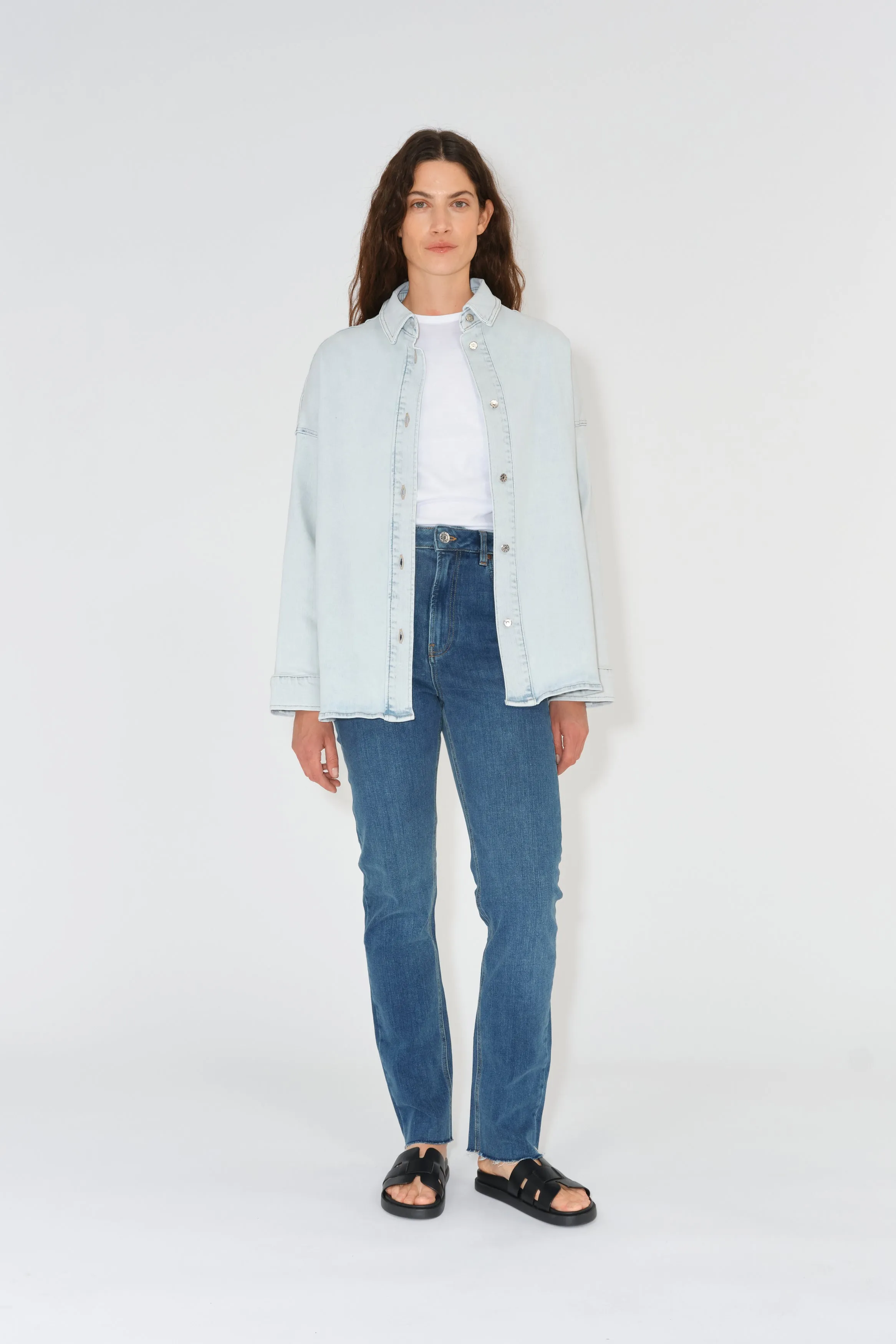 TMRW Stella Oversize Denim Shirt - Montana