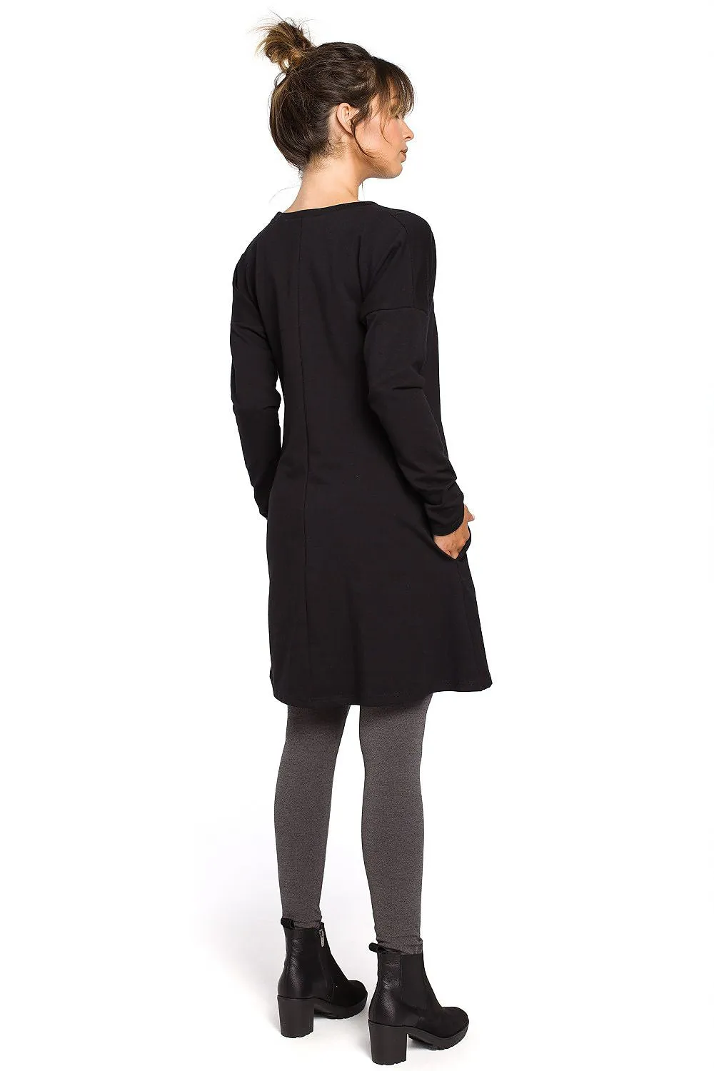 Trapeze Cut Long Sleeve Tunic