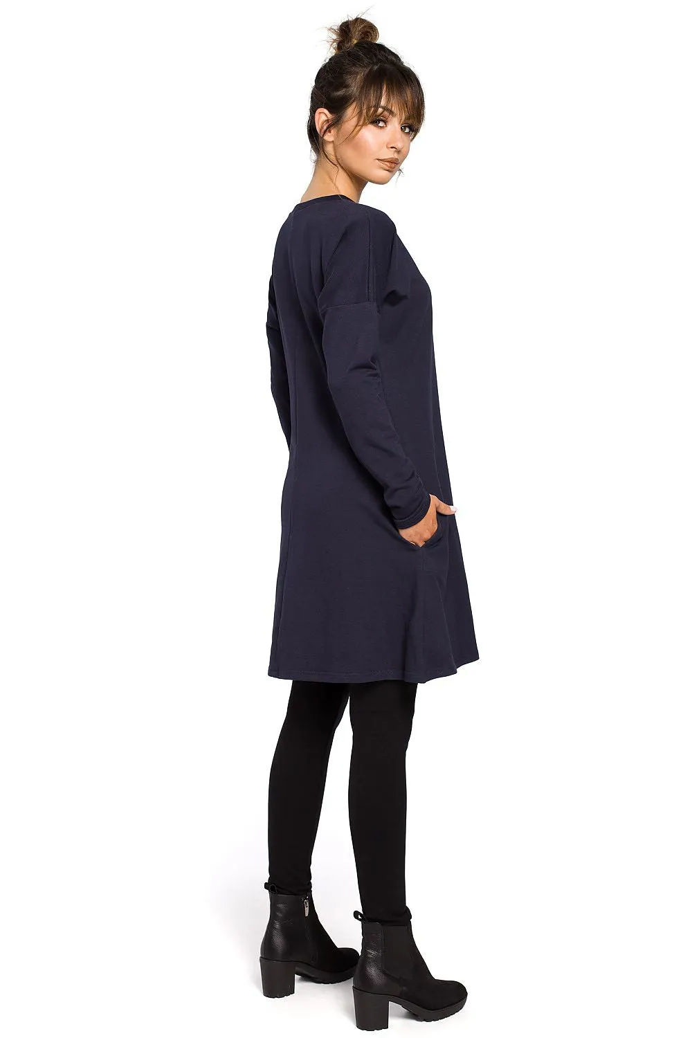 Trapeze Cut Long Sleeve Tunic