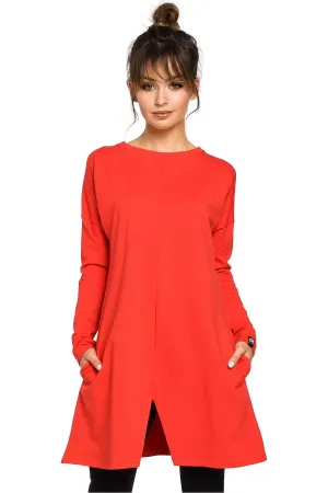 Trapeze Cut Long Sleeve Tunic
