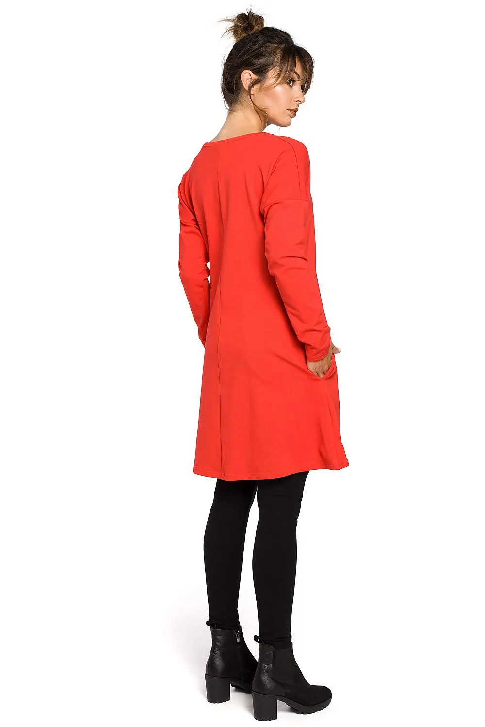 Trapeze Cut Long Sleeve Tunic