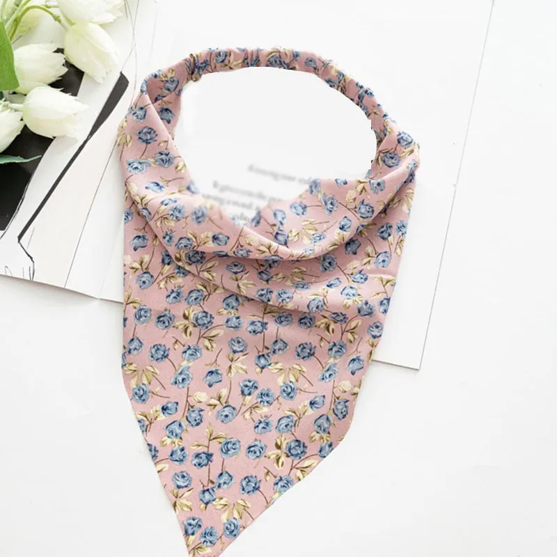 Triangle Printed Bohemian Headbands Hair Scarf Without Clips and Elastic