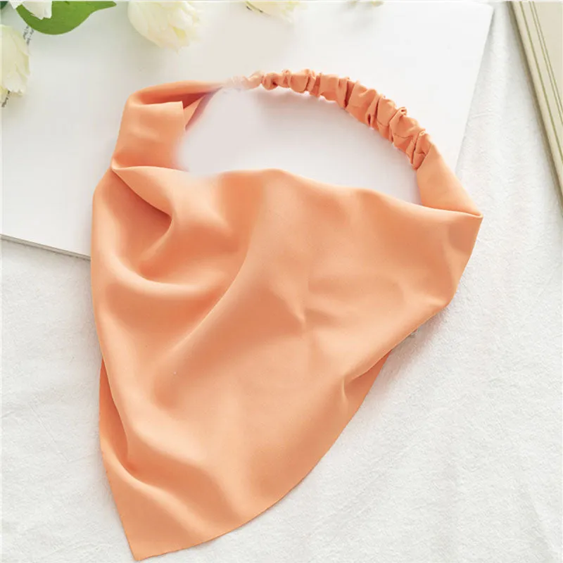 Triangle Printed Bohemian Headbands Hair Scarf Without Clips and Elastic