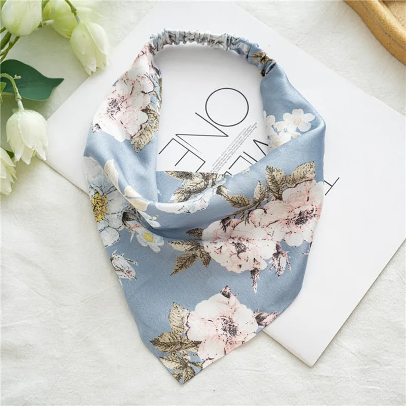 Triangle Printed Bohemian Headbands Hair Scarf Without Clips and Elastic
