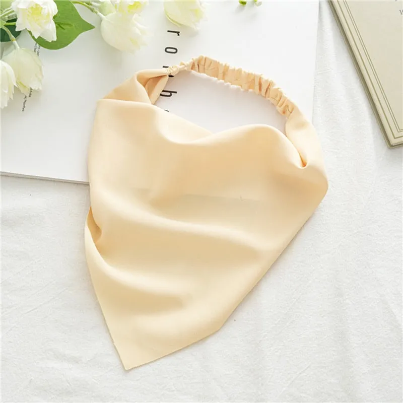 Triangle Printed Bohemian Headbands Hair Scarf Without Clips and Elastic