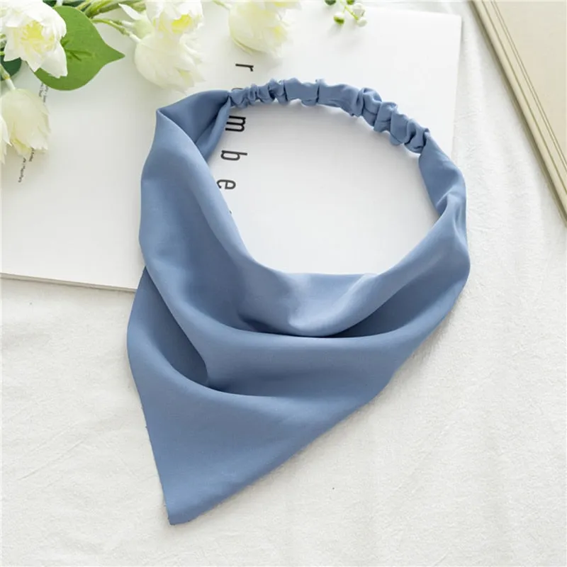 Triangle Printed Bohemian Headbands Hair Scarf Without Clips and Elastic