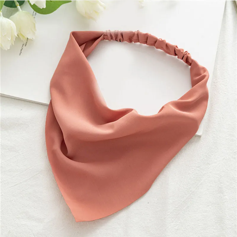 Triangle Printed Bohemian Headbands Hair Scarf Without Clips and Elastic