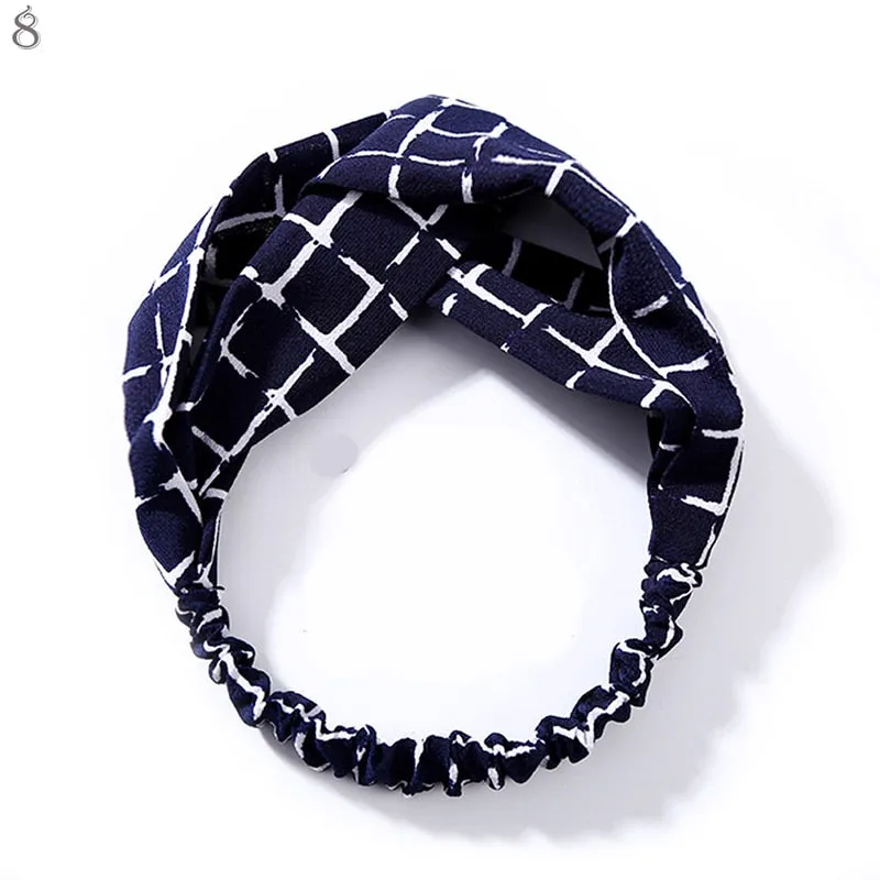 Triangle Printed Bohemian Headbands Hair Scarf Without Clips and Elastic