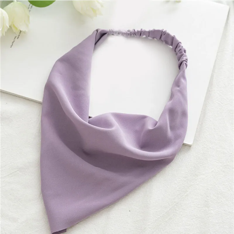 Triangle Printed Bohemian Headbands Hair Scarf Without Clips and Elastic