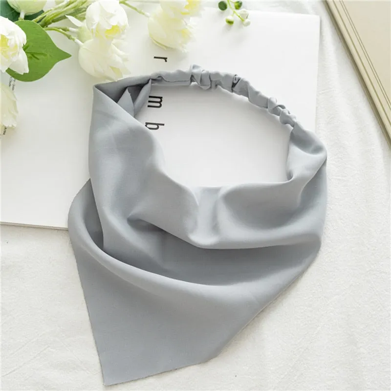 Triangle Printed Bohemian Headbands Hair Scarf Without Clips and Elastic