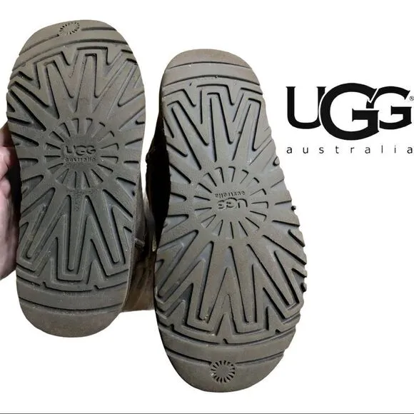 UGG Bailey, 3 Button Brown Boots Authentic