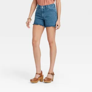 Universal Thread Women's High-Rise Midi Jean Shorts