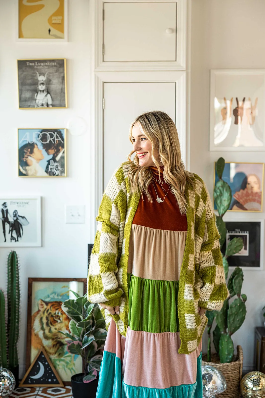 vada winter rainbow dress in wanderlux