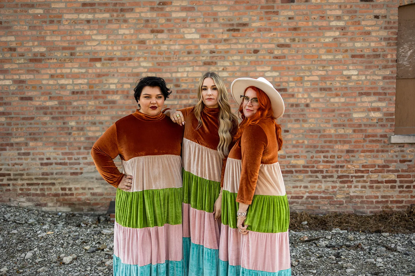vada winter rainbow dress in wanderlux