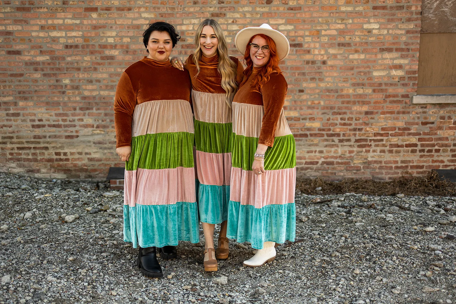 vada winter rainbow dress in wanderlux
