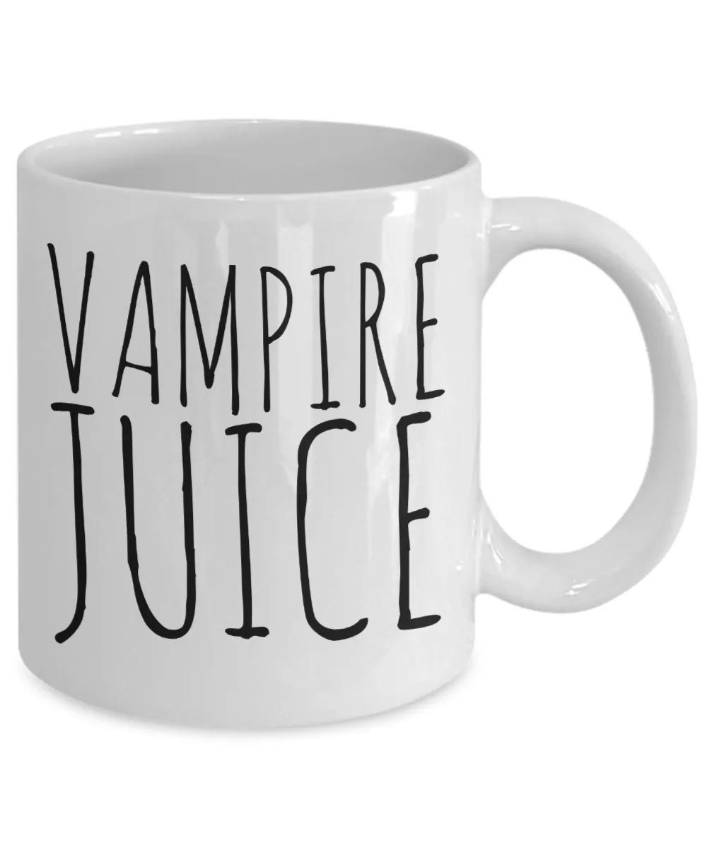 Vampire Mug, Vampire Gifts, Spooky Mug, Goth Mug, Vampire Juice, Coffee Cup