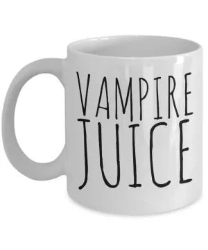 Vampire Mug, Vampire Gifts, Spooky Mug, Goth Mug, Vampire Juice, Coffee Cup