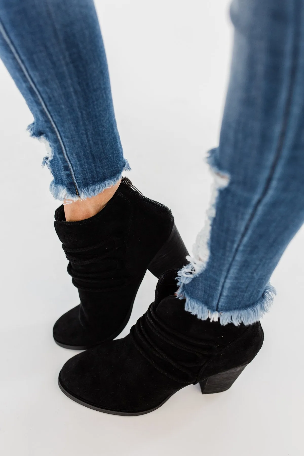 Very G Havana Booties- Black