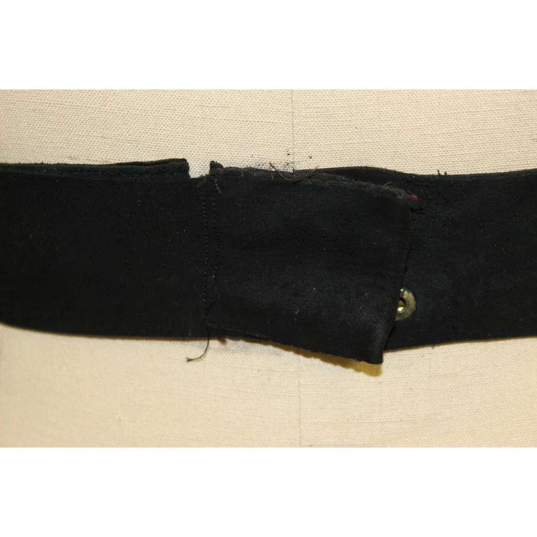 Vintage Studded Belt 1940s Jeweled Wonder Woman-ish French Fashion Sz 28/M