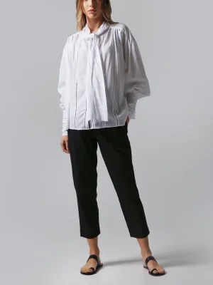 Visaltes Tie-Neck Blouse