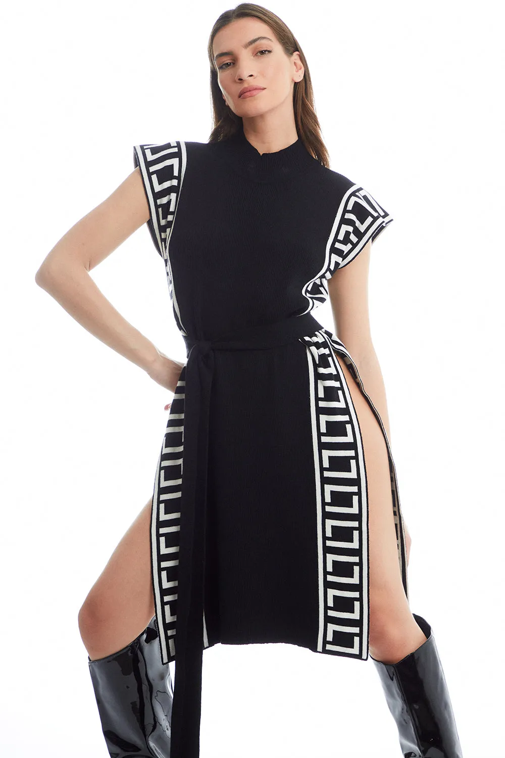 VISCOSE MEANDER TUNIC